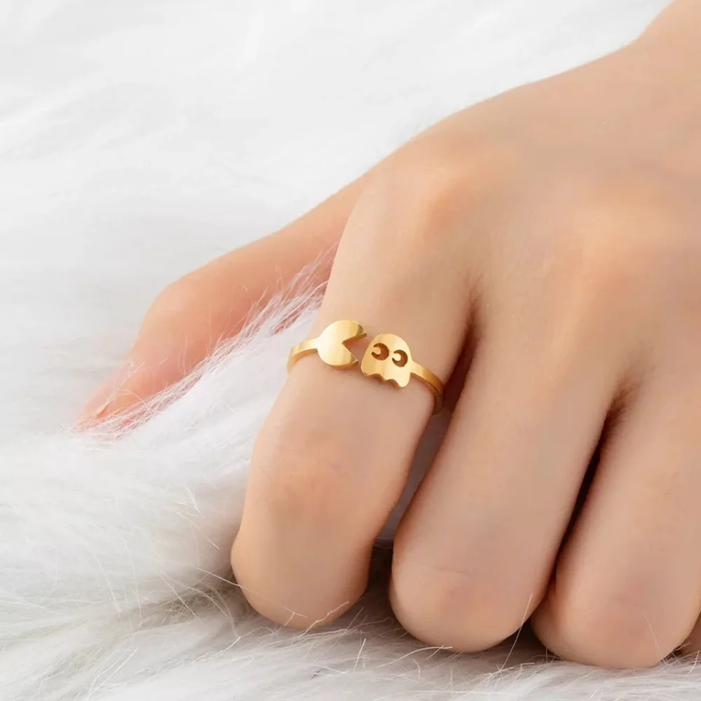 Metal Pacman Ring